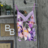 Linea Donatella Womens Knit Pajama Cami Top SFY145 Purple M