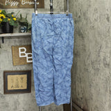Dg2 by Diane Gilman SoftCell Denim Wide-Leg Pants 697542 Midtone Palm Blue XL