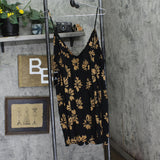 Volcom Womens Get Wyyld Mini Dress Vintage Brown XL