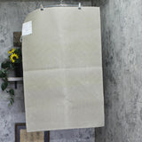 Mohawk Geometric Accent Non-Skid Rug Landing Slate Gray / Drizzle 30x45