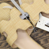 A New Day Womens Nina Raffia H-Band Slide Sandals 92244961 Beige Brown 7.5M