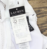 Lauren Ralph Lauren Square Neck Over-the-Shoulder One-Piece Swimsuit White 8