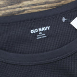 Old Navy Mens Long-Sleeve Built-In Flex Waffle-Knit T-Shirt 752861