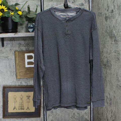 Stanley Mens Long Sleeve Knit Thermal Shirt 16710696e35ea6 Gray XL