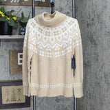 Tommy Hilfiger Women's Fair Isle Turtleneck Sweater J2XS0785