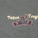 Peace Frogs Mens Cotton Long Sleeve Graphic T-Shirt Tee 166a85dedaa613 Green M