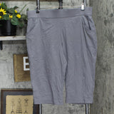 Columbia Womens Knit Active Capri Pants 1671313 Gray 2XL
