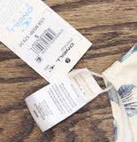 O'Neill Edgewater One Piece Swimsuit with Plunge Neck Vanilla Blue Multi S