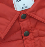 Woolrich X TGT Buffalo Check Lined Quilted Snap-Front Western Shacket Red XL