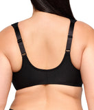 Glamorise Womens WonderWire Front-Closure Underwire Bra 1245 1245 Black 40B