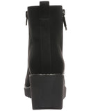 Style & Co. Womens Sayylor Wedge Booties 10019630400 Black Microsuede 7.5M