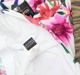 Island Escape Womens Capetown Underwire Tankini Swim Top N760558 White Multi 14