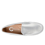 Journee Collection Comfort Halsey Loafer HALSEY-WD Silver / Beige Brown 9W