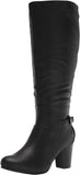 Journee Collection Womens Carver Wide Calf Knee-High Boots Black 8M-WC