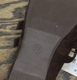 Universal Thread Double Strap Mary Jane Ballet Flats Chocolate Brown 7W