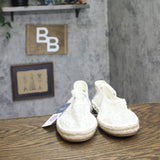 Universal Thread Womens Celia Floral Lace Mary Jane Espadrille Flats White 6.5M