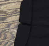 Petal And Pup Sienna Belted Buckle Pleated Collared V Neck Jumpsuit Black L