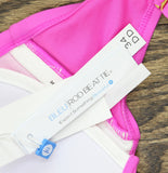 Bleu By Rod Beattie Key Item Shirred Underwire Bikini Swim Top Dahlia Pink 34DD