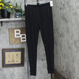 Gap Body Womens 2-Pc. Long-Sleeve Jogger Pajamas Set G1039XLLMA Black S