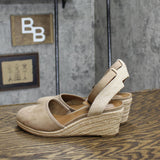 Style & Co Womens Mailena Wedge Espadrille Sandals MAILENAF Light Taupe Brown 6M