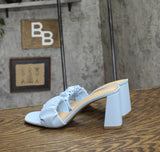 On 34th Womens Salliee Sandals Block Heel 10020662800 Blue 8.5M