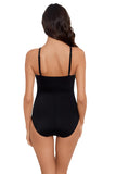 Magicsuit Xantu Jill High Neck Soft Cup One Piece Swimsuit Black / Brown 10
