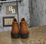 Sun + Stone Womens Adelinee Double Zip Ankle Booties Brandy Brown 6.5M