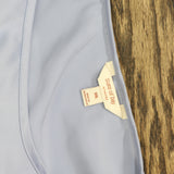 State Of Day Womens 2-Pc. Silk Touch Short Sleeve Pajama Set Eventide Blue 2XL