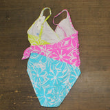 Bleu by Rod Beattie It To Me Surplice One Piece Swimsuit Sock It Multi Blue 10