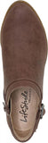 Lifestride Womens Alexi Ankle Boots H7962S1 Dark Tan Brown 9M