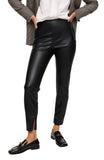 Mango Womens Faux Leather Leggings 6648544 Black S