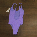 Salt + Cove Juniors Classic Tank One-Piece Swimsuit 807144 Iris Purple S