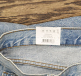 Cotton On Womens Distressed Loose Straight Jeans Lake Blue 14