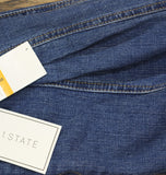 1. State Scoop-Neck Sleeveless Denim Fit & Flare Midi Dress Blue Quartz S
