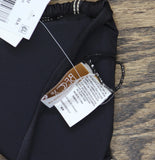 Becca Womens Standard Color Sheen Triangle Bikini Top 109057 Black M