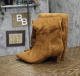 Universal Thread Tall Dress Boots with Memory Foam Insole Chestnut Brown 7.5M