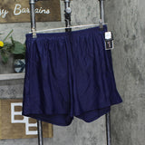Island Escape Womens Plus Size Swim Shorts D770063 Navy Blue 18W