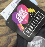 Care Bears Halloween Short Sleeve Graphic Boyfriend T-Shirt Black Multi XL