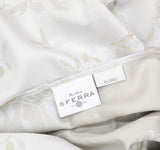 Sferra Edera Cotton Sateen Jacquard Euro Sham 5840CNSMICE Ice Blue Multi 26x26