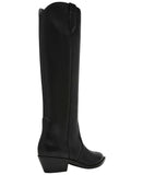 DV Dolce Vita Womens Kit Western Knee High Boot Black 6.5M