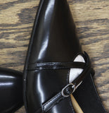 Clarks Kepley Star Pointed Toe Strap Pump Heels 26186876 Black 8M