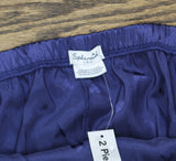 Splendid Womens Satin Heart Pajama Sleep Shorts RLD0392 Navy Blue L