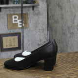 Easy Street Womens Proper Block Heel Pumps PROPER Black 6.5W