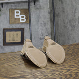 A New Day Womens Ansel Double Band Open Toe Wedge Heels 93320228 Tan Brown 6M