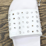 Juicy Couture Women's Slone Slide Sandals JC-SLONE White 8M