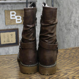 G.c. Shoes Womens Brandy Ankle Biker Fashion Boots BRANDY Brandy Brown 9M