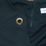 Calvin Klein Grommet Front Knit Sleeveless Blouse Shirt 1659e1f2813e17 Green S