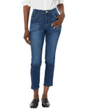 Democracy Womens Ab Solution Vintage Skinny Jean B1877E3RJ Blue Artisanal 14