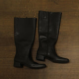 Universal Thread Womens Block Heel Knee High Riding Boots Black 8.5M