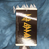 Def Leppard Men's Crew Neck Graphic Band Printed Short Sleeve Tee 14196-Def